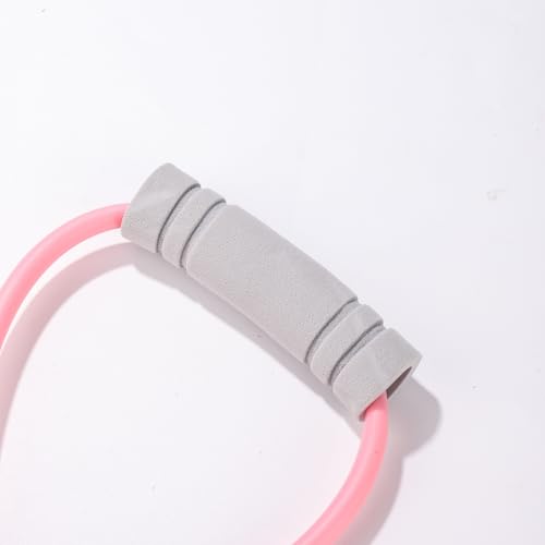 ANIS·KEAAR 3 Colors Figure 8 Resistance Band - Elastic Fitness Rope for Arm, Back, Shoulder & Full-Body Workouts and Foot, Leg, Hand Stretcher for Yoga, Pilates, Physical Therapy & Home Gym Exercise.