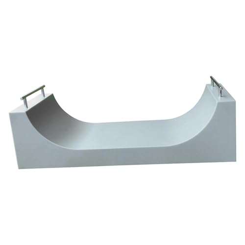 Simhoa Finger Skateboard Ramp, Mini Fingerboard Ramp, Plastic Skateboard Obstacle, Training Props for Finger Skill Development, Desk Skatepark Toy & Gift for Kids Teens Fingerboard Players, U Ramp - size: U Ramp