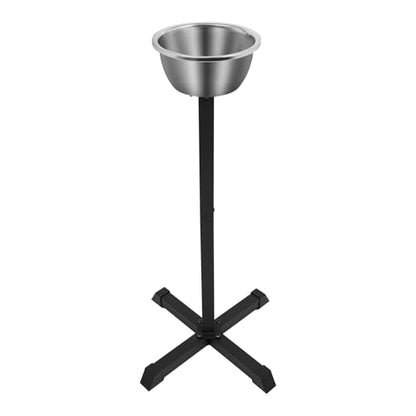 Portable Gym Chalk Stand, 21.6*21.6*42.3in Freestanding Holder with Bowl, Chalk Stand for Physical Education Teacher, Athlete, Gymnastics, Weight Lifting, Climbing Sports Supplies Accessories