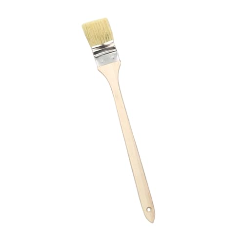 Tool with Comfortable Wooden Grip for Deeply Long Curved Head Scrub Brush Extended Reach Extension - size: D