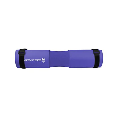 Gymreapers Barbell Squat Pad - Protective Bridge Pad For Hip Thrust, Squats, Lunges - Hip Support, Neck Protection For Bar - color: Purple