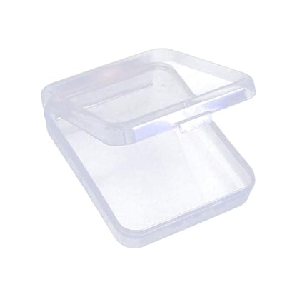 2 Pieces Chalk Holders Storage Box Storage Containers Small Case Clear Chalk Holders Storage Organizers for School