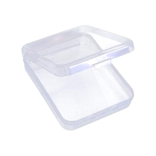 2 Pieces Chalk Holders Storage Box Storage Containers Small Case Clear Chalk Holders Storage Organizers for School
