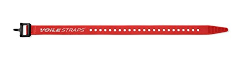 Voile Straps - 15" Nylon Buckle Red - color: Red