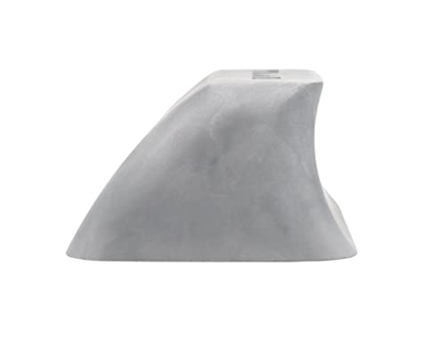 Teak Tuning Monument Series Concrete Fingerboard Wave Obstacle - 4.25" Wide, 2" Tall - Ultra Premium, Super Durable Polymer Modified Concrete - Sterling Gray Colorway
