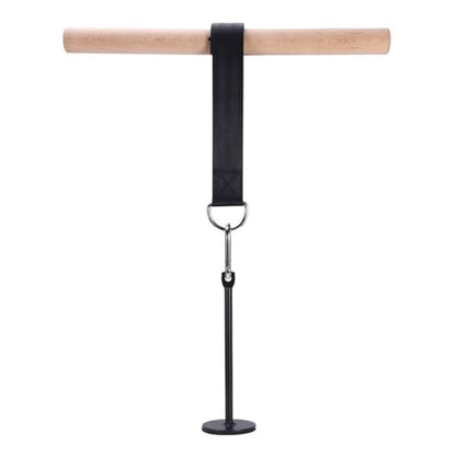 Forearm Strengthener, Wrist Roller Hand Grip Exerciser with Wooden Handle for Workout Fitness Strength Training - color: With tray