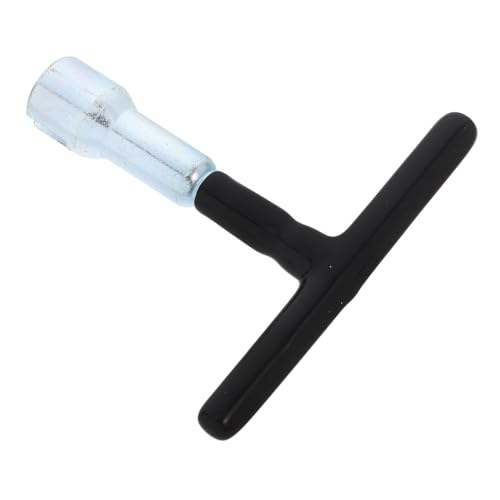 PRETYZOOM Manual Installation Tool for Hooks and Screws t Handle Nut Driver for Eye Screws Hooks Heavy Duty Steel Tool Wrenches
