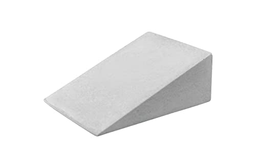 Teak Tuning Monument Series Concrete Fingerboard Medium Kicker Ramp Obstacle - 4" Long, 1.5" Tall - Ultra Premium, Super Durable Polymer Modified Concrete - Sterling Gray Colorway - style: Single Ramp