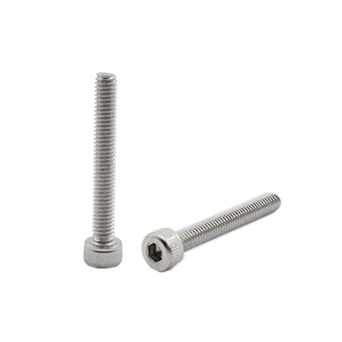 20 PCS Socket Head Cap Screws, TTZEZE 304 Stainless Steel Metric Machine Bolts Hex Socket Screw, Socket Drive Bright Finish Full Machine Threads for Shelf Chair Desk Install Repair (M4x20mm) - color: M4, size: 20mm