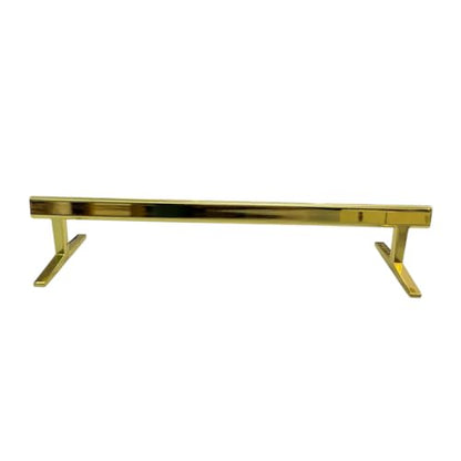 LEEFAI Pro Fingerboard Rail, Metal mini Finger Skateboard Rail for Your ramps and Park, 8.1 x 2.7 x 1.5 inches -the Best Obstacles for fingerboarding,Color (Gold) - color: Gold