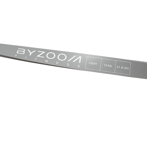 BYZOOM FITNESS Power Resistant Band - 5 Tension Level for Pull Up Assistance & Strength Training, High-Density Layered Natural Rubber Exercise Band for Home Gym, Mobility & Powerlifting