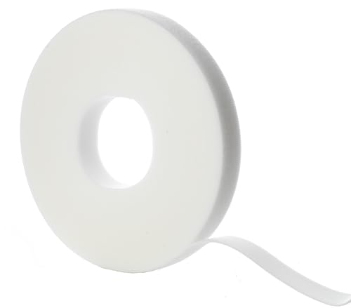 VELCRO Brand Cut to Length Straps Heavy Duty | 45 Ft x 3/4 in | ONE-WRAP Self-Gripping Double Sided Roll | Bundling Ties Fasten to Themselves for Secure Hold, VEL-30835-AMS, White - color: White, size: 45 Ft x 3/4 in