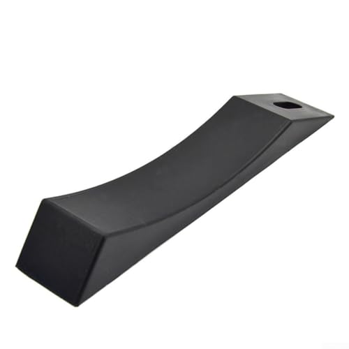 Deadlift Wedge Silicone Barbell Plate Loader, Anti-Slip Friction Base for Safe Weight Loading Unloading, Gym Fitness Equipment Accessory(Black) - color: Black