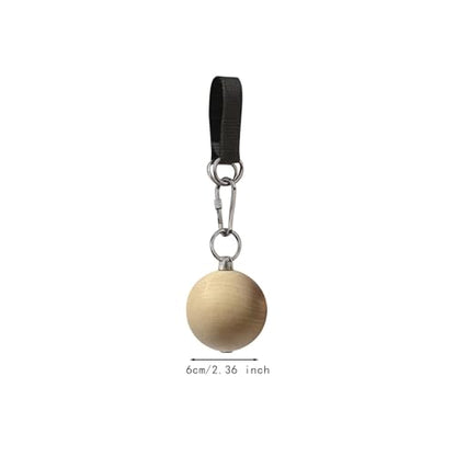Climbing Ball Pull up Ball Grip Wood Rock Climbing Holds Exercise Gym Training Kettlebell Chin up Bar Climbing Ball Hold Grip, Dia 6cm 1 Piece