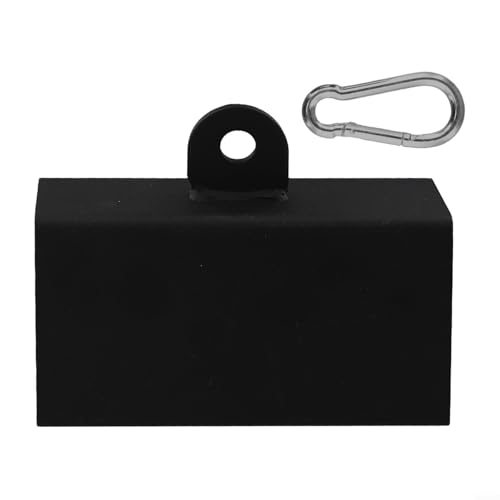 Duty Hand Grip Training Block With Buckle Attachment Spring Steel Construction For Cable Machine Pulley System Weight Training Exercise Equipment(Square 8x4cm) - color: Square 8x4cm