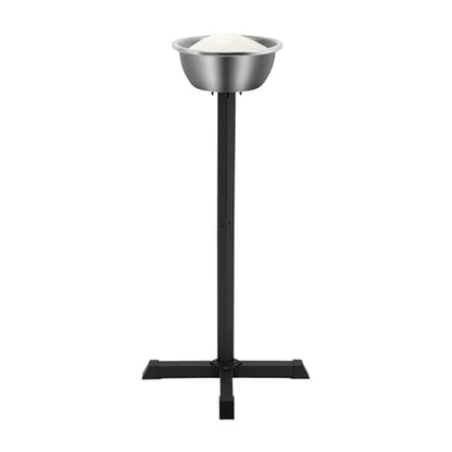42.3in Portable Gym Chalk Stand, Freestanding Gym Chalk Holder with Stainless Steel Bowl, Gym Chalk Holder Bucket for Gymnastics Weight Lifting Climbing Accessories