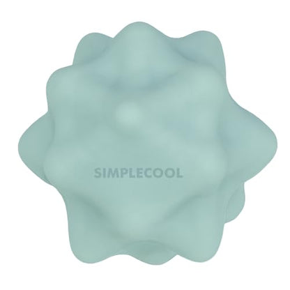Small Spiky Massage Ball Trigger Point Massage Tool 2.2"×2.1" Green | Solid Bumpy Massager for Deep Tissue Myofascial Release Hand Foot Plantar Fasciitis Pain Relief Knots Acupoint Yoga Fitness - color: Green