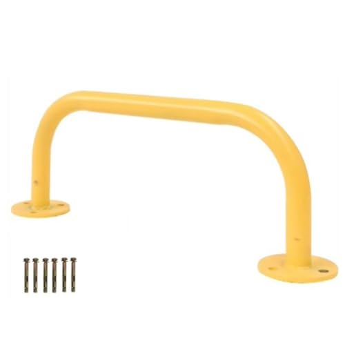 exproyzk 2pcs Carbon Steel Playground Handles - Monkey Bars Heavy Duty Ceiling Grab Bars - for Indoor Outdoor Climbing Frames, Treehouses, Wall Ladders(Yellow) - color: Yellow