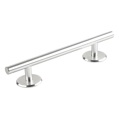 DYNWAVE Fingerboard Rail, 10 Inch Aluminum Alloy Grinding Ramp for Trick Training and Park Setups, Round Silver - size: Round Silver