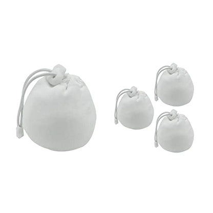 4X Chalk Bag Drawstring Pouch Wrist Bush Sock for Sports Walking Deadlifting