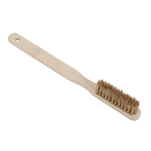 Rock Climbing Chalk Brush and Bouldering Cleaning Tool, Medium Size with Natural Boar Bristle, Mountaineering Hold Cleaner for Indoor and Outdoor Climbing Gear Maintenance