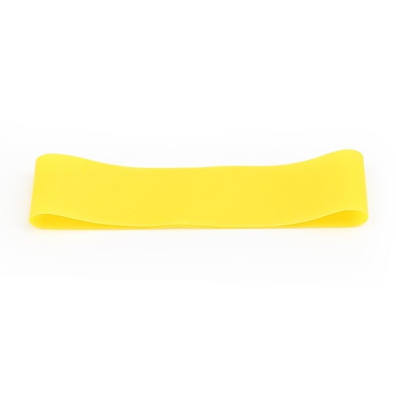 Leveled Finger Resistance Band Hand Grip Strength Trainer for Wrist and Finger Exercise Fitness Stretch Grip Resistance Band Finger Training Bracelet Strength Puller - color: YELLOW