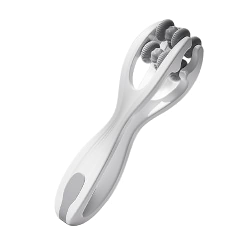 Finger Roller Massager, Hand Massage Roller Tools, Double Silicone Roller Massage for Points Relax, Gray