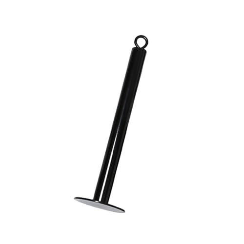 Steel Fixed Bracket Loading Pin with Heavy Duty Carabiner, Gym Fitness Barbell Weight Plate Barbell Plate Weight Tray Freeweight Rod Loading Pin - size: X-Large