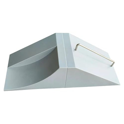 Simhoa Finger Skateboard Ramp, Mini Fingerboard Ramp, Plastic Skateboard Obstacle, Training Props for Finger Skill Development, Desk Skatepark Toy & Gift for Kids Teens Fingerboard Players, Ramp - size: Ramp