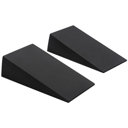 1 Pair Squat Wedge Block 13x6x3.5 Inch EVA Supportive Workout Yoga Block for Fitness, Pushup, Weightlifting, Foot Stretching.