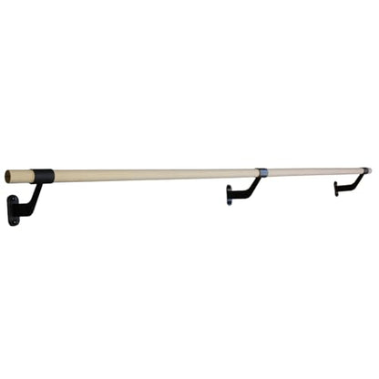 Wall-Mounted Ballet Barre for Home Dance, Exercise, Fitness, Stretching - Made in USA - size: 10 ft