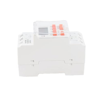 AC 85-265V 30A Timer Switches TM919BK Digital Timer 24Hours 7Days Programmable Countdown LCD Display 16 On/Off Settings 35mm DIN Rail