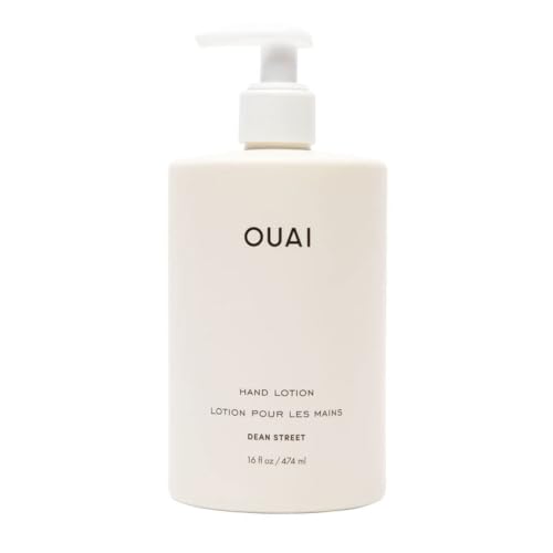 OUAI Hand Lotion - Daily, Lightweight, Hydrating Lotion for Dry Skin - Made with Avocado, Rosehip and Jojoba Oil to Lock in Moisture - Never Greasy (16 Fl Oz) - size: 16 Fl Oz (Pack of 1)