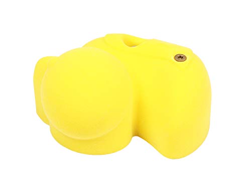Atomik Rock Climbing Holds Bolt-On Ducky in Yellow