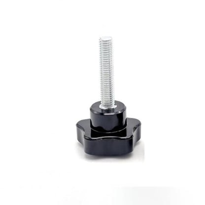 Star Screw Knob, Pentagonal Head, M5 x 10mm, Black, 1pcs - size: M5 x 10mm