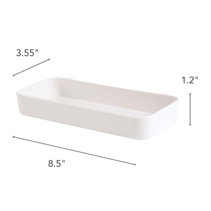 Keepo Peg Board Organizer Accessories, Peg Board With Accessories, Pegboard Hooks, Pegboard Bins (Shelves) - style: Shelves