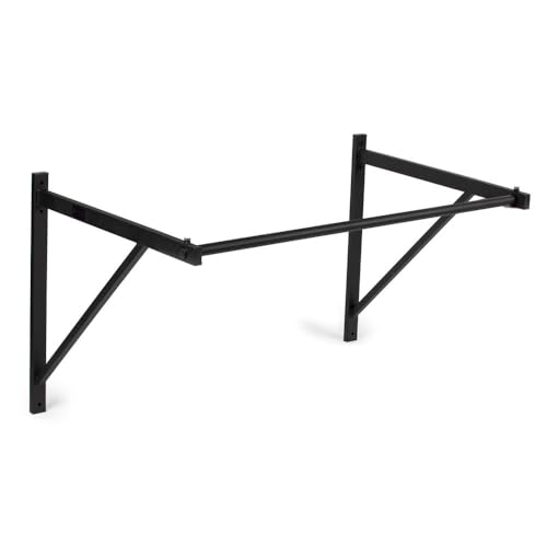 Titan Fitness Ceiling & Wall-Mount Pull-Up Bar, 52" Long x 32mm Smooth Grip, 500 LB Capacity, Home & Garage Gym Chin-Up & Upper Body Training Station