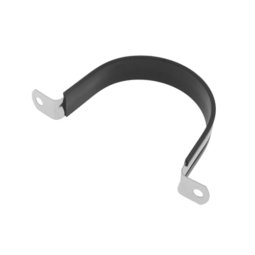 Rubber U Clamps,Two Hole U-Tube Strap Clamp Set,SAFYY EPDM Rubber Cushioned Insulated Clamp Rubber Lined Mounting U Brackets,U Shaped Pipe Tube Wire Clamps Clips Conduit Clamps (M42|1-5/8",15PCS) - size: M42|1-5/8",15PCS