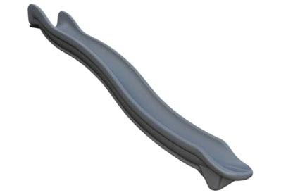 TUSK Avalanche 14 ft Rotomolded Playset Slide, Gray - color: Gray, size: 14 ft
