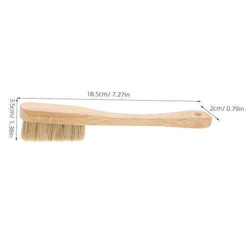 Abaodam Rock Climbing Brush with Ergonomic Handle Durable Boar Hair Bristles for Cleaning of Holds Lightweight Portable for Bouldering and Climbing