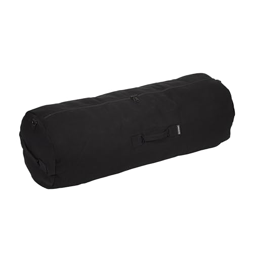 STANSPORT - Deluxe Duffel Bag With Zipper For Gym, Travel, & Storage - color: Black, style: 36” X 13” X 13”