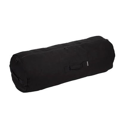 STANSPORT - Deluxe Duffel Bag With Zipper For Gym, Travel, & Storage - color: Black, style: 42” X 15” X 15”
