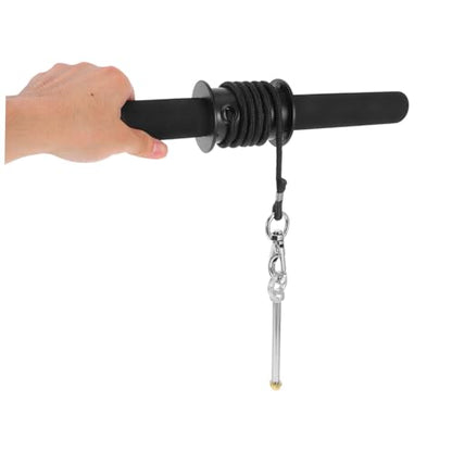 Forearm Strength Trainer - Roller for Wrist and Forearm Exercise Handle for Home Fitness and Grip Strength Training