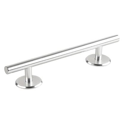 DYNWAVE Fingerboard Rail, 10 Inch Aluminum Alloy Grinding Ramp for Trick Training and Park Setups, Round Silver - size: Round Silver