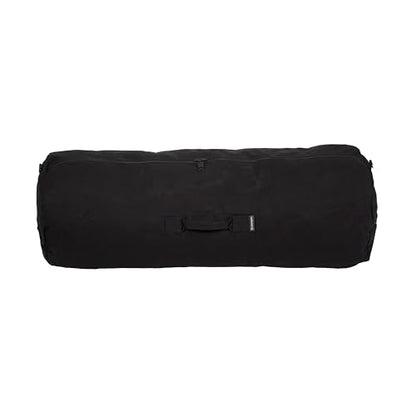 STANSPORT - Deluxe Duffel Bag With Zipper For Gym, Travel, & Storage - color: Black, style: 50” X 18” X 18”