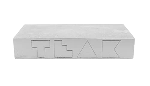 Teak Tuning Monument Series Concrete Fingerboard Obstacle, Big Slab Manual Pad - 5.5" Wide, 3" Long, 1" Tall - Ultra Premium, Super Durable Polymer Modified Concrete - Sterling Gray Colorway