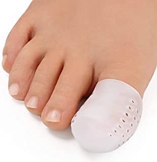 Bukihome 16 PCS Toe Protectors, Silicone Toe Caps Toe Sleeve Protectors, Prevent Pain Relief for Corns, Blisters and Ingrown Toenails，Great for Running, Walking, Stop Toe Pain(4L+8M+4S)[Upgrade] - size: 16 Count (Pack of 1)