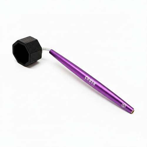 Crush Billiards Aluminum Chalk Holder – Octagon Cue Chalk Case for Predator 1080 Chalk – Upgraded Build with Extra Length & Balanced Weight – Non-Magnetic Billiards Accessory for Pool Players & Pros - color: Purple