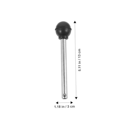 BESPORTBLE 2Pcs Weight Loading Pin with Ball Head Locking Mechanism for Gym Equipment Versatile Safety Pins for Weight Plate Attachment Lightweight and Portable Fitness Tool