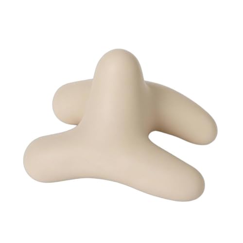 predolo Pressure Point Silicone Handheld for Stretching, Milk Tea Color - color: Milk Tea